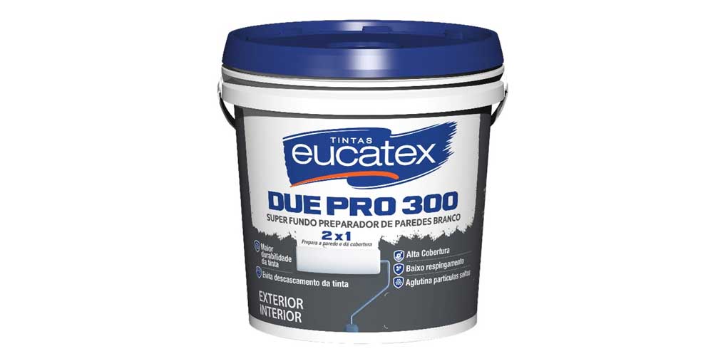 DUE PRO 300: o inovador Fundo Preparador da Tintas Eucatex