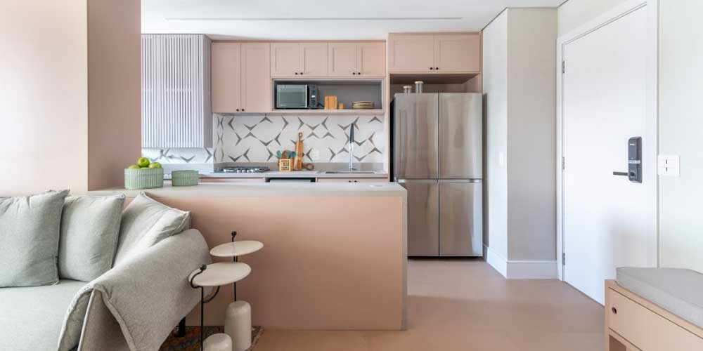 Tons Pastel: Um tour por um apartamento pequeno